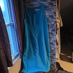 Sag Harbor Turquoise Maxi Dress